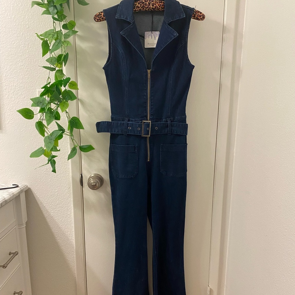 Denim Jumpsuit NWT S